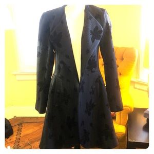 Reformation black trench coat dbl breasted vintage